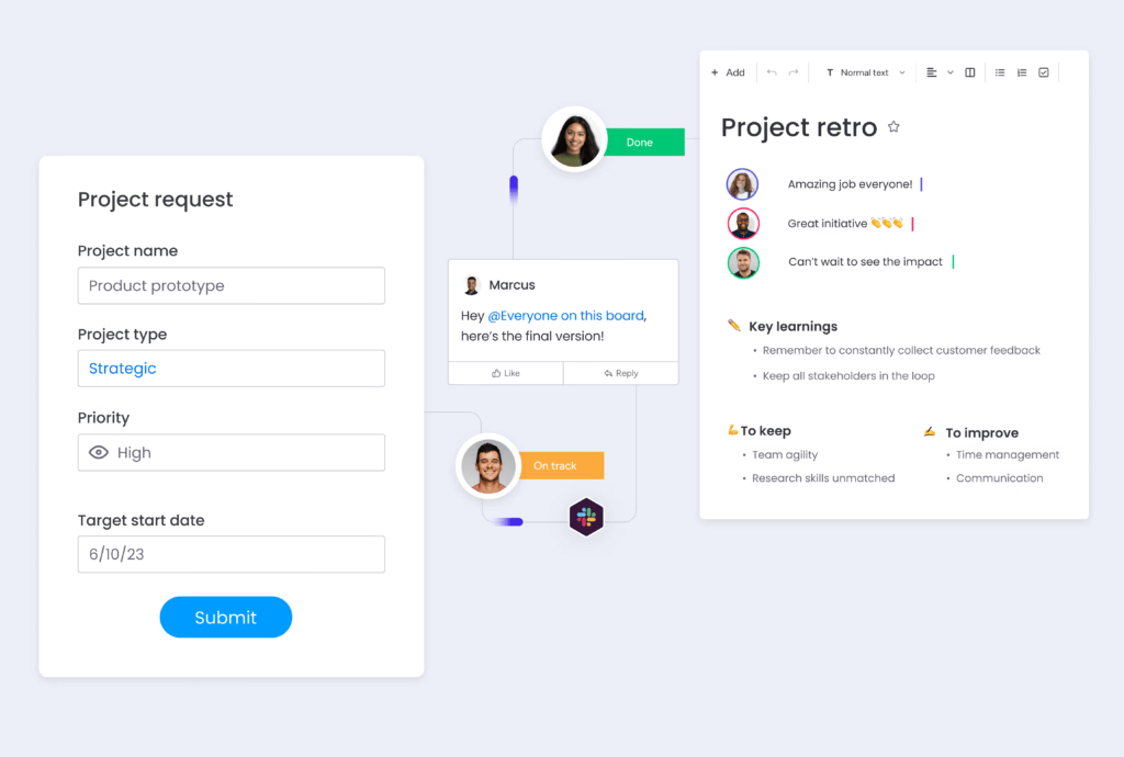 monday.com project lifecycle workflow